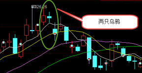 三根K線組合分析之兩隻烏鴉