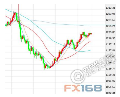 FXTM：黃金日線圖顯示看漲模式.png